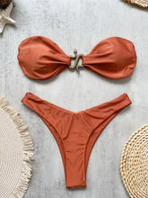 10 Colors Bandeau Metal Snake Bikini Two-pieces Bikini Set