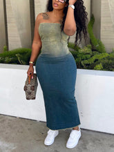 Strapless Denim Dresses