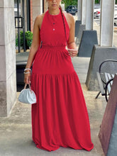 Halter Backless Maxi Dresses