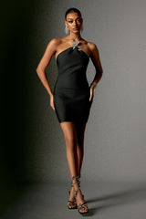 Robe mini bandage dos nu