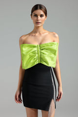 Satin Bowknow Bandage Mini Dress