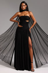 Sleeveless Hollow Out Maxi Dress