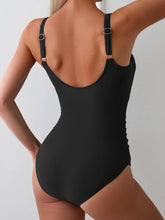 Trendy One Piece Swimsuit for Tie Side Bikini Style Bathing Suit Elegant with Adjustable Straps
