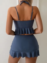 3-Piece Convertible Tankini Set Haiecelter Strapless Bikini with Cover-Up Multi-Wear Swimwear