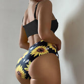 Molded Cup Bikini Set Tummy Control Two Piece Swimwear