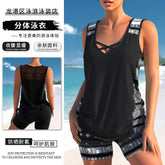 Tie Side Two Piece Bikini Set Tummy Control Swimsuit Sets