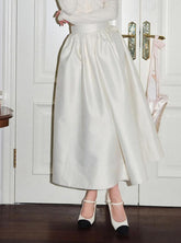 Fashion Match Elegant Silk Skirt