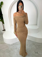 Off-Shoulder Top Skirt Set
