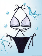 Adjustable Size Trendy Bikini in Royal Blue Color Suitable for Various Body Types Fashionable Swimsuit for