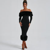 Luxurious Charming Off Shoulder Dress