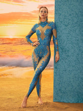 Floral Rhinestone Jumpsuit