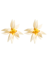Boucles d'oreilles fleurs en strass