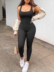 Tank Ribbed Jumpsuits