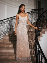 Robe maxi bustier ornée de perles