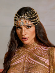 Multi Layered Crystal Headband