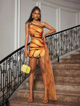 Ensemble jupe ornée de papillons