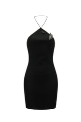 Robe mini bandage dos nu