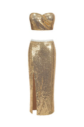 Robe midi bustier