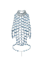 Halter Sleeveless Diamante Top