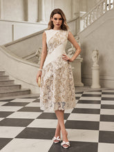 Sleeveless Lace Midi Dress