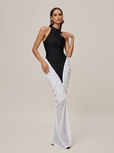 Sleeveless Ruched Bandage Maxi Dress