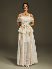 Ensemble jupe à fleurs