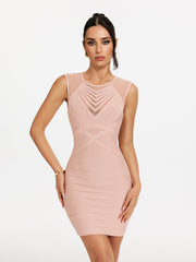 Sleeveless Bandage Mini Dress