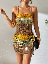 Gala Luminous Multicolor Sequin Two Piece Set