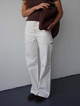 Casual Ripped White Jeans