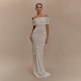 Floral Off-Shoulder Maxi Dress