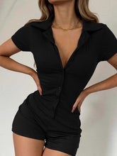 At Home Soft Ribbed Romper