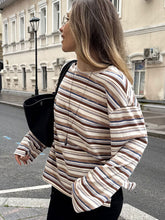 Stroll Casual Striped Long Sleeve Top