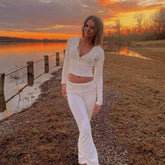 Tone Fall Winter Knit Two Piece Set