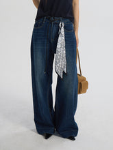 Jeans chics à jambes larges