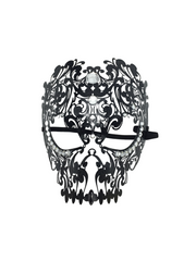 Rhinestone Metallic Mask