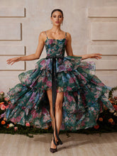 Ensemble jupe spaghetti imprimée à fleurs