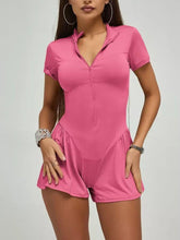 Zip Front Rompers