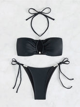 S - XL Cut Out Halter Bikini Two-pieces Bikini Set