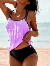 S-XXL Sleeveless Bikini Set Loose Fit Adjustable Two-Piece Panties Swimwear Swimwear