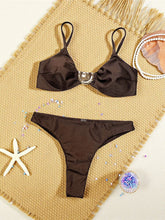 Wrinkled Bikini Two-pieces Bikini Set
