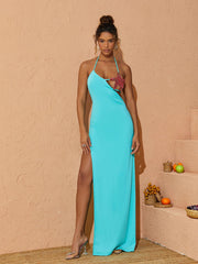 Starfish Bustier Split Maxi Dress