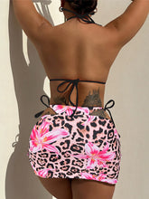 XS - L Two-side Wearable Reverside Bikini Three-pieces Bikini Set