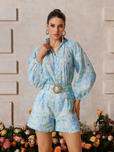 Floral Printed Shorts Set