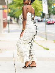 Tied Ruffled Dresses