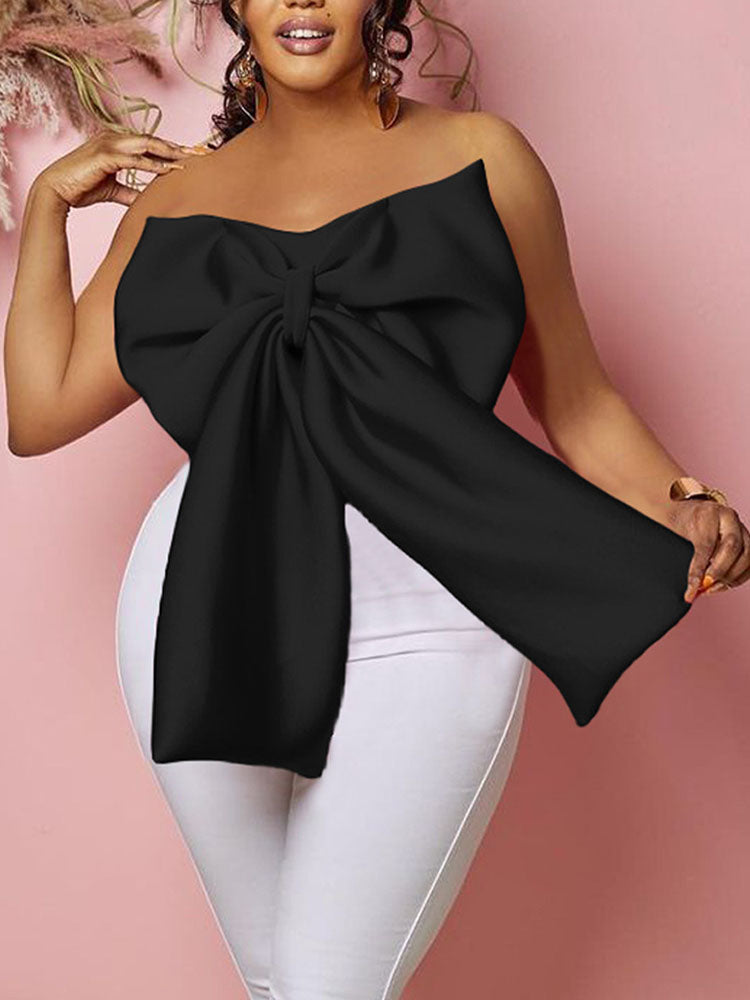 Sweet Bow Tube Tops