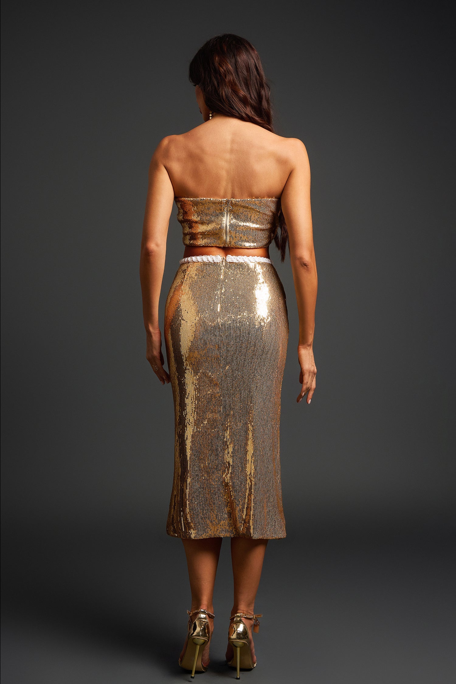 Robe midi bustier 