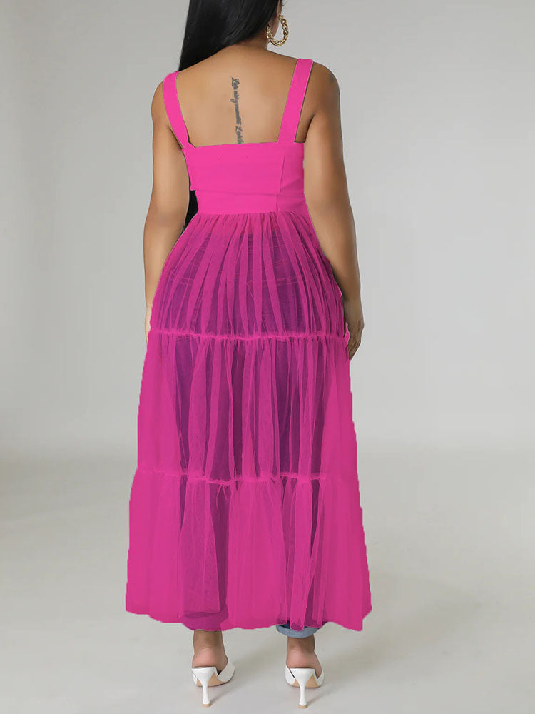 Tulle Tunic Tops