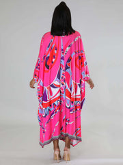Printed Cover-up Shorts 2PC Set