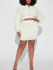 Bubble Jacket Skirt Set