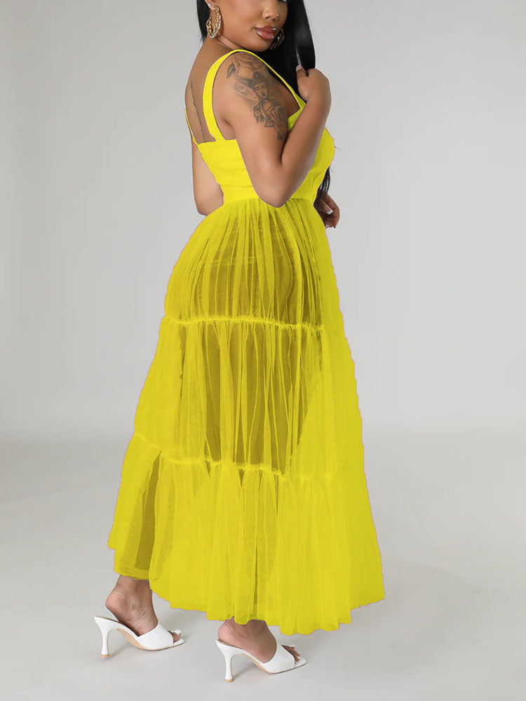 Tulle Tunic Tops
